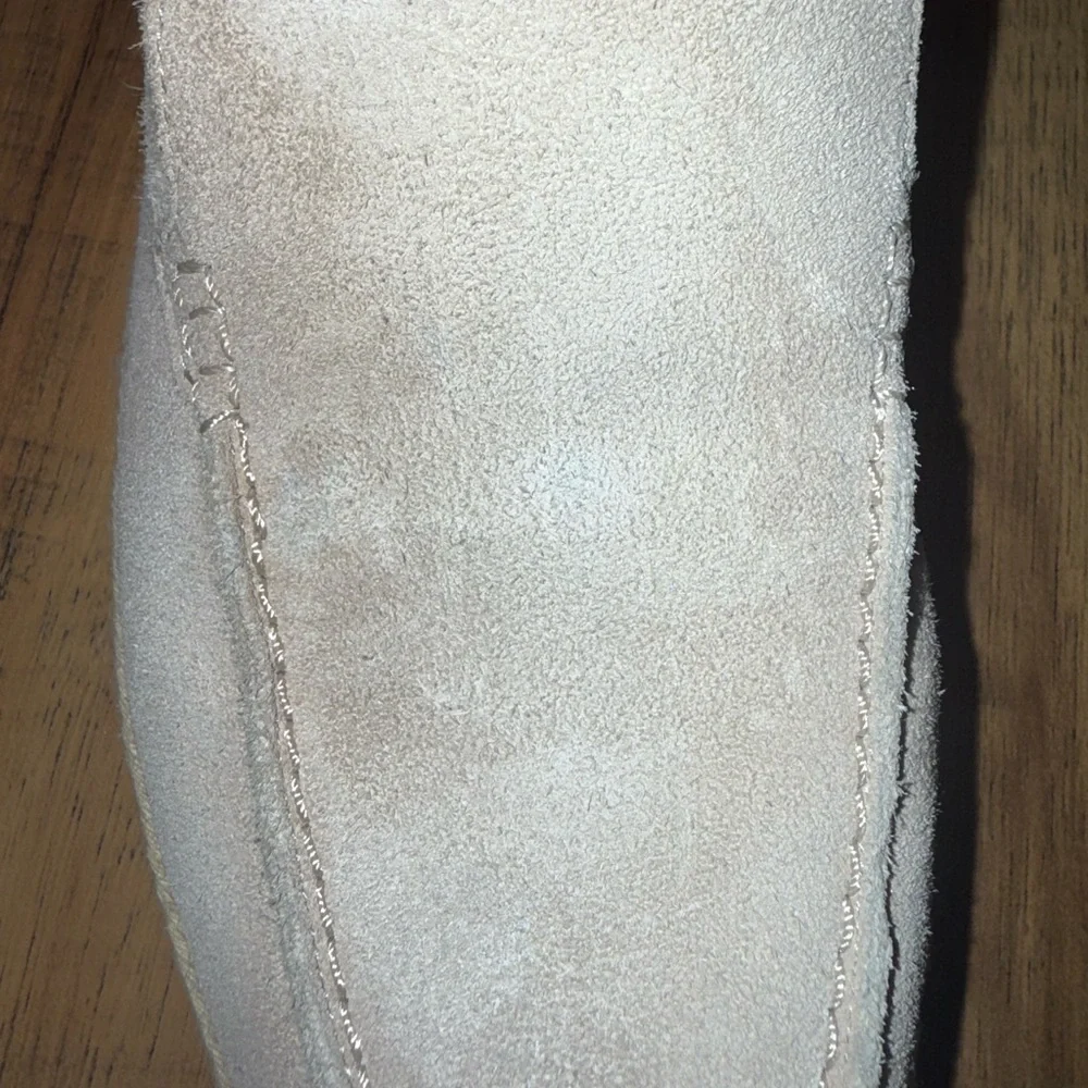 Cream loafers